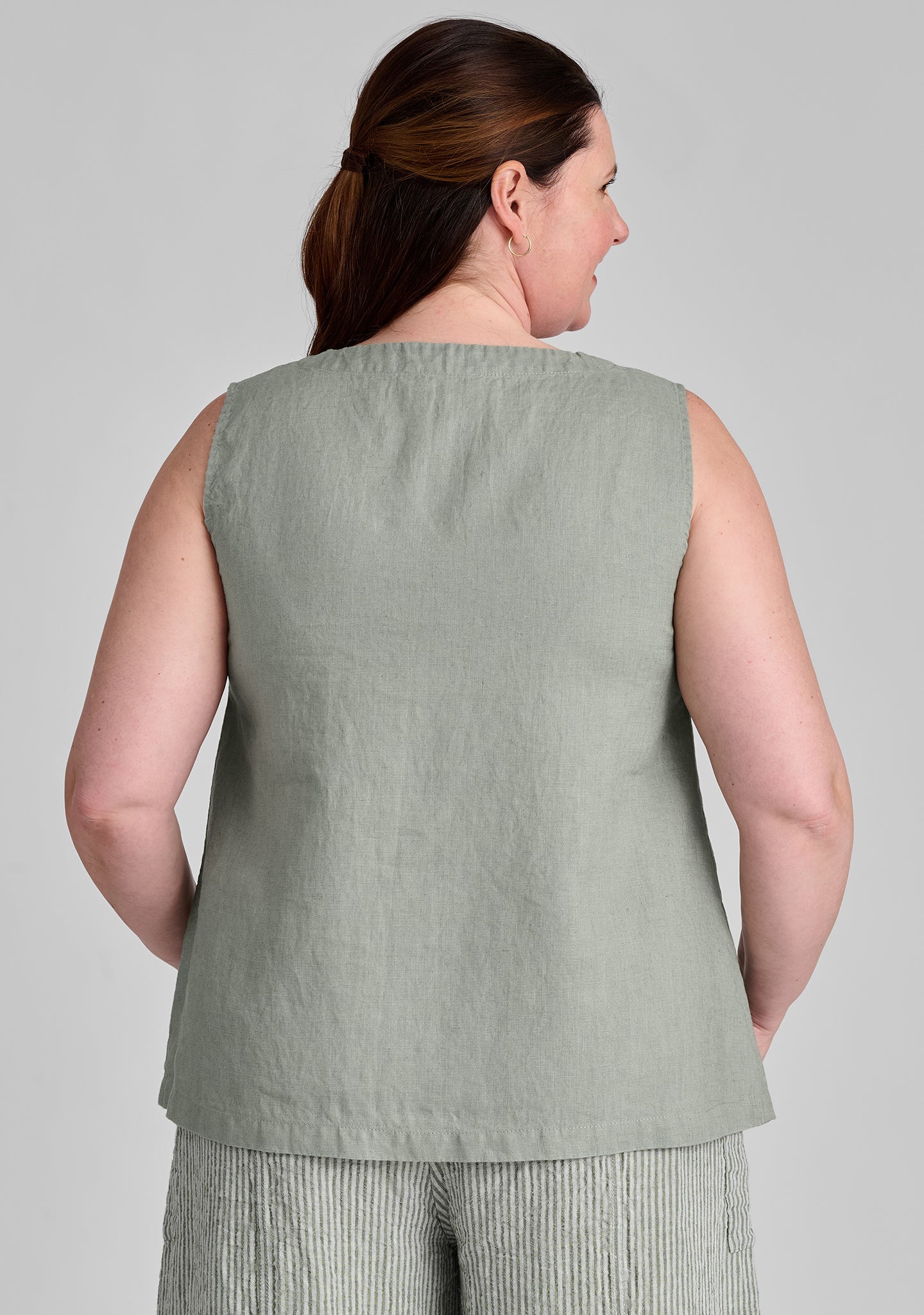 Gem Tank - Linen Tank Top - FINAL SALE