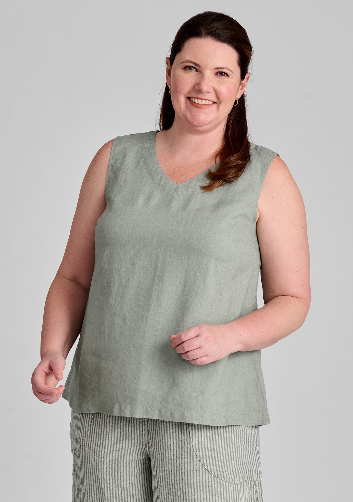 Gem Tank - Linen Tank Top - FINAL SALE