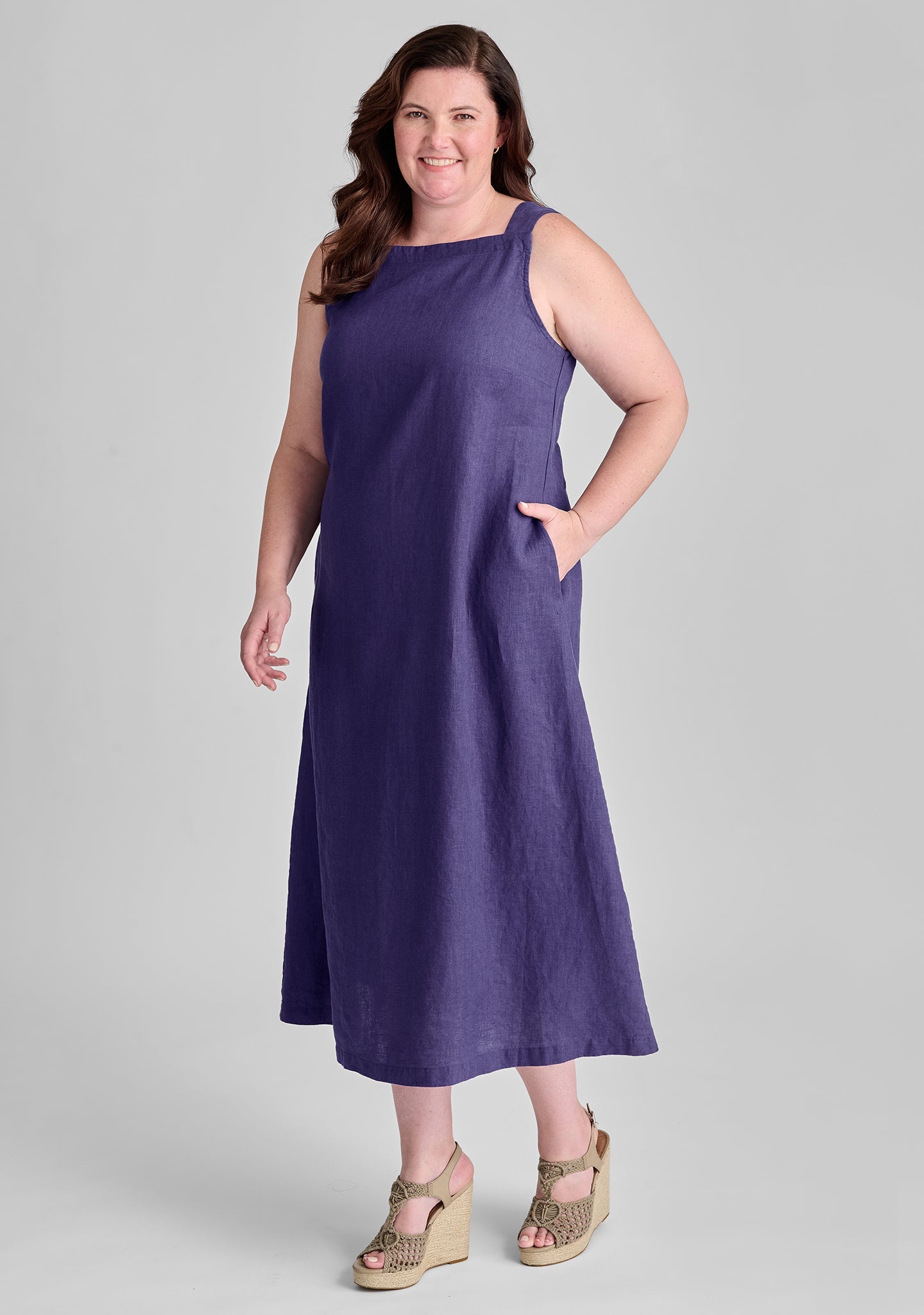 Harlow Dress - Linen Maxi Dress - FINAL SALE