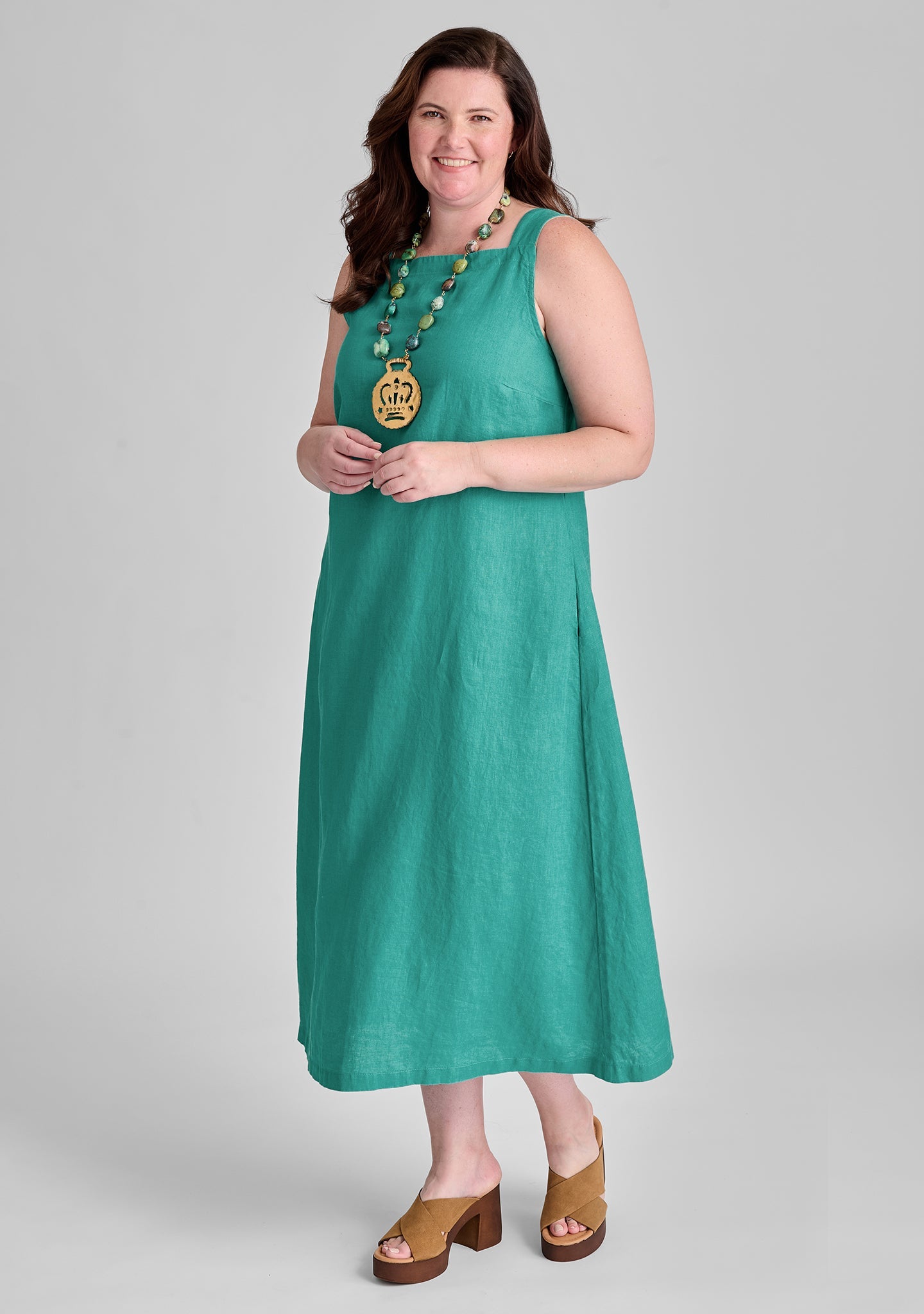Harlow Dress - Linen Maxi Dress - FINAL SALE