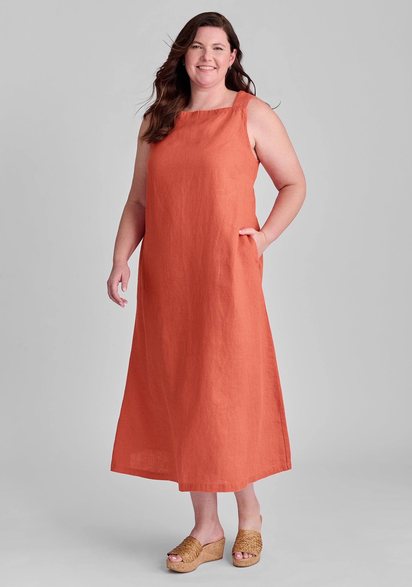 Harlow Dress - Linen Maxi Dress - FINAL SALE