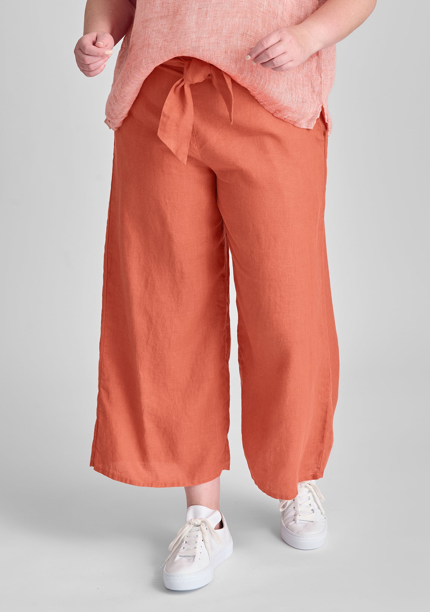 Obi Pant - Linen Tie Pants - FINAL SALE