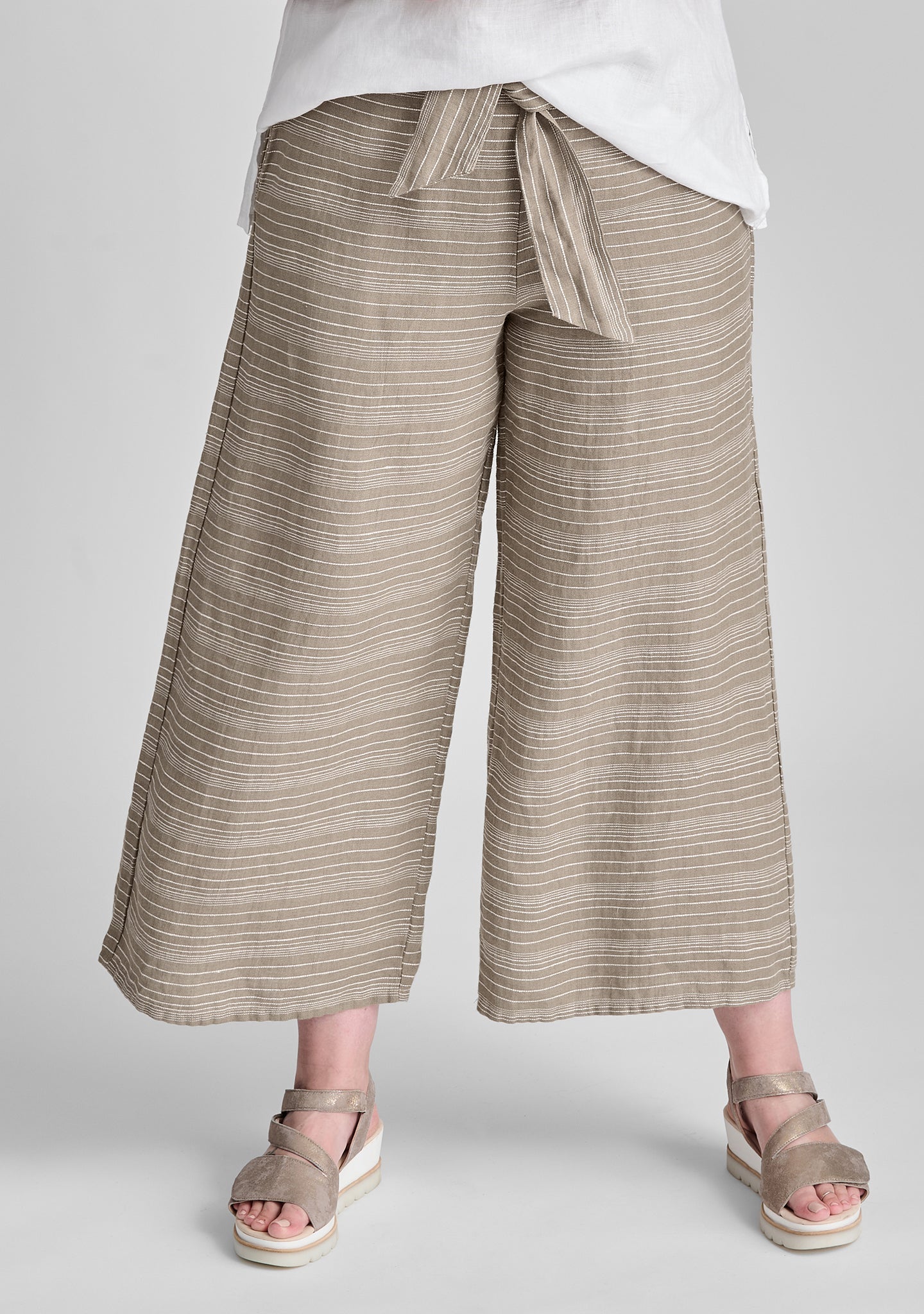 Obi Pant - Linen Tie Pants - FINAL SALE