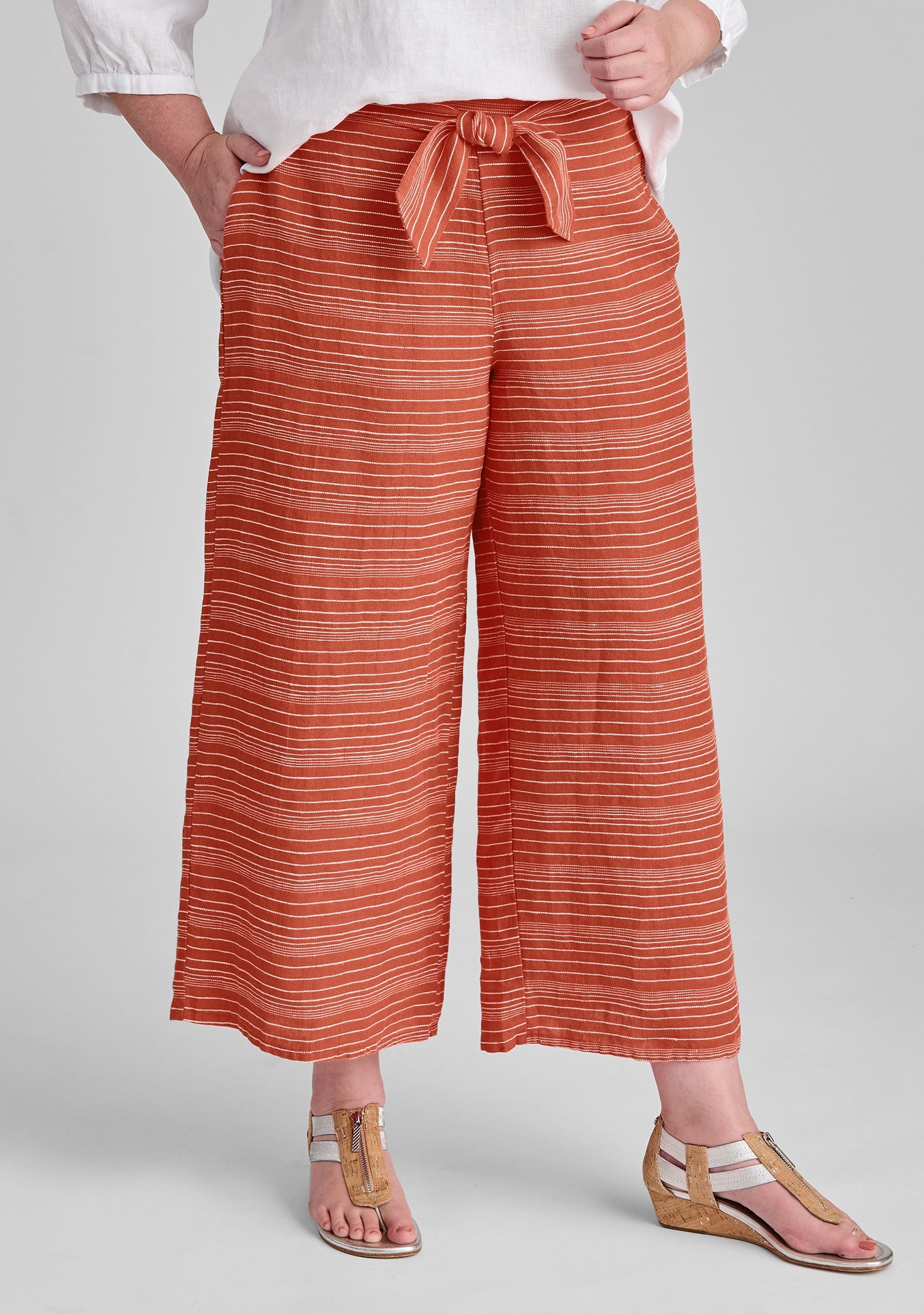 Obi Pant - Linen Tie Pants - FINAL SALE