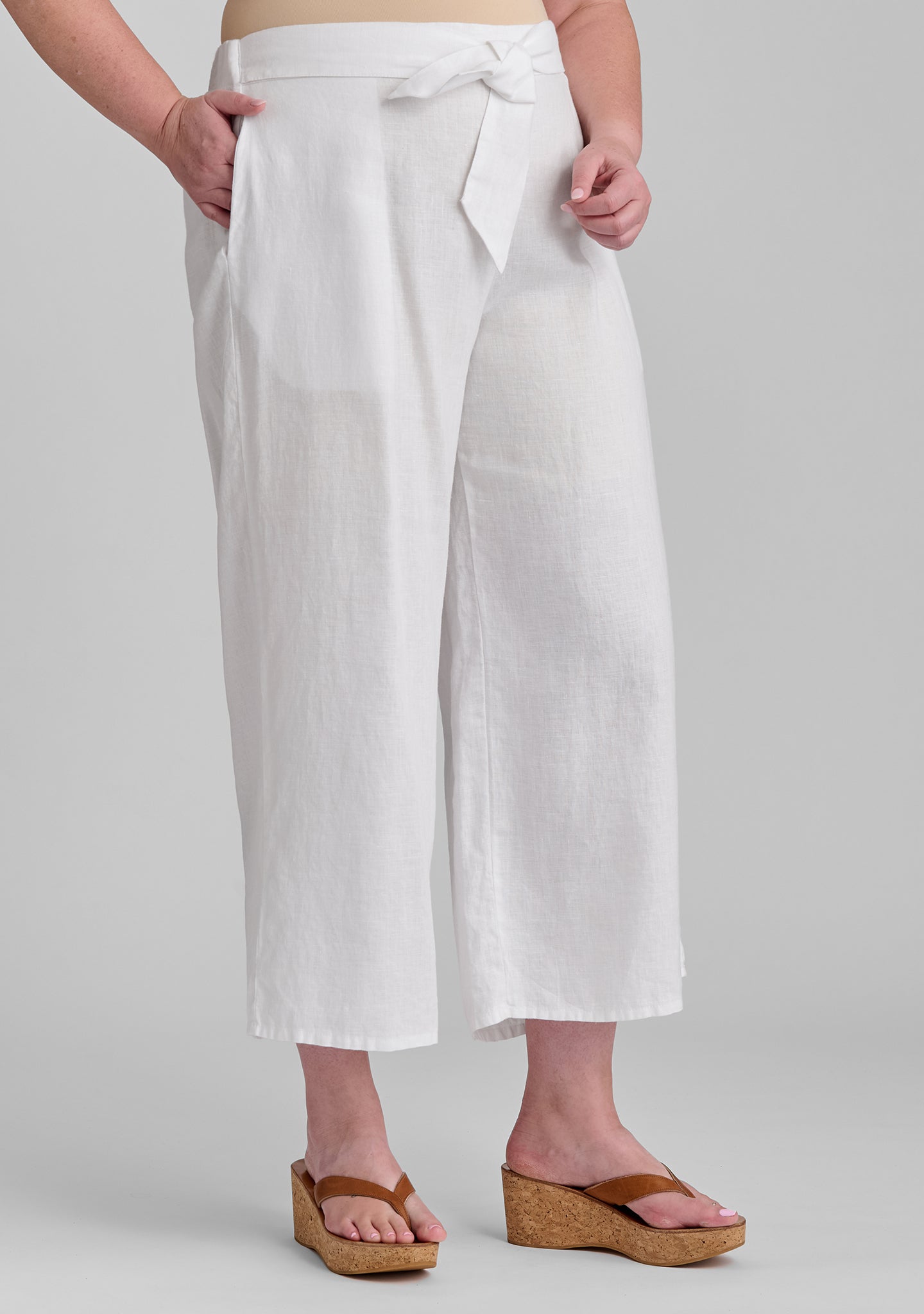 Obi Pant - Linen Tie Pants - FINAL SALE