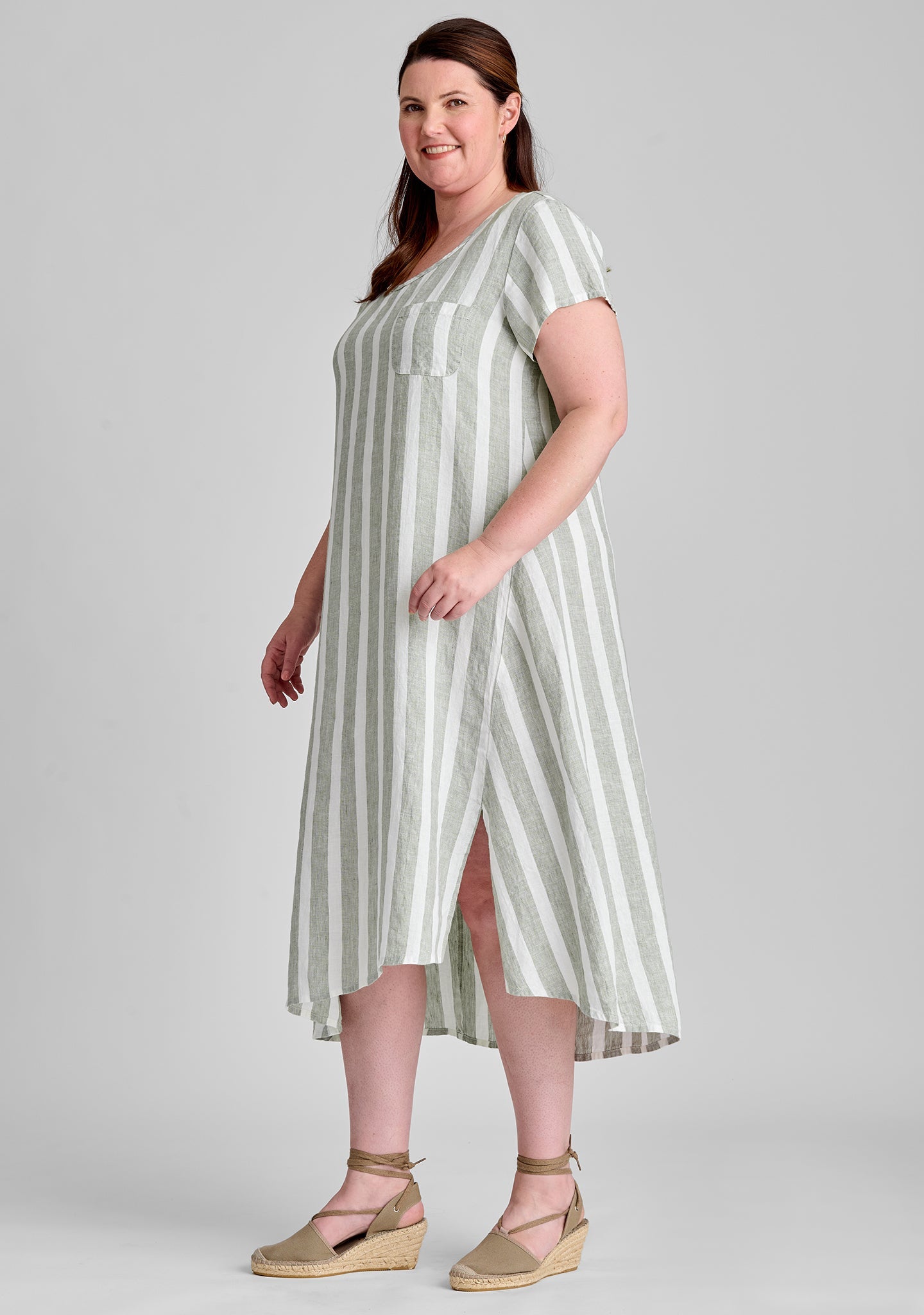 Stretched Top - Linen Shift Dress - FINAL SALE