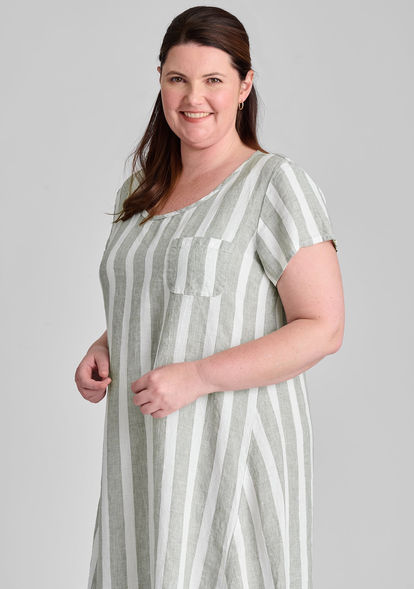 Stretched Top - Linen Shift Dress - FINAL SALE