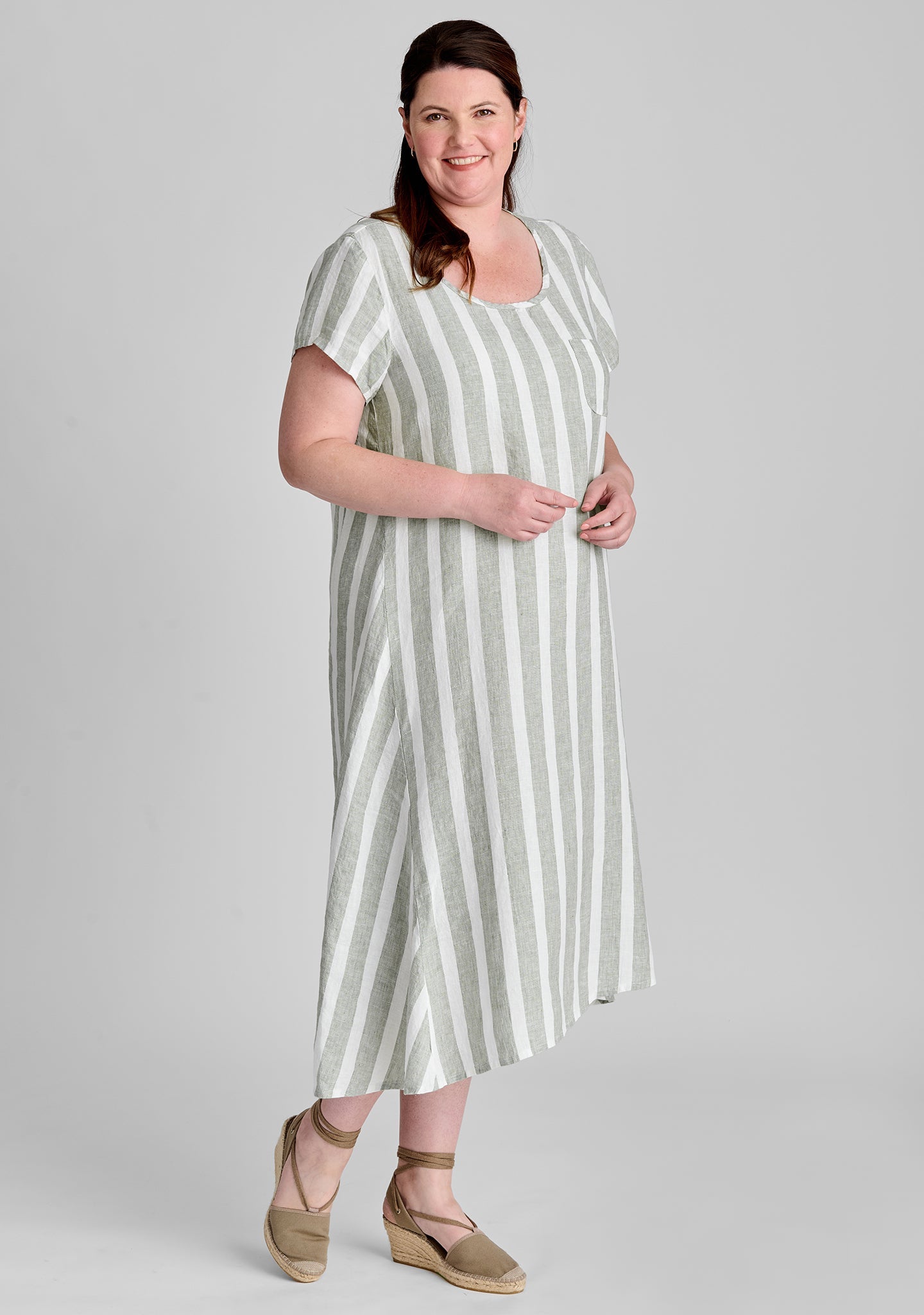 Stretched Top - Linen Shift Dress - FINAL SALE