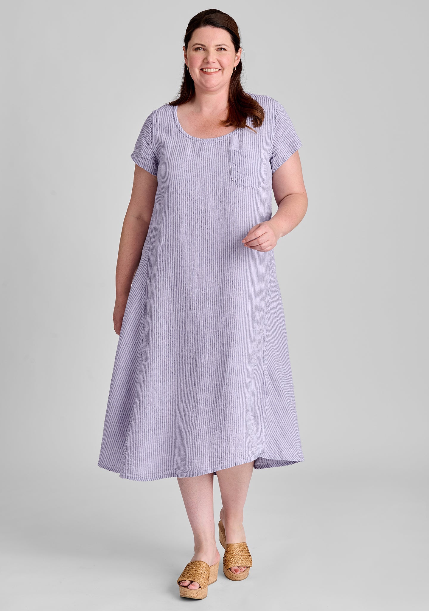Stretched Top - Linen Shift Dress - FINAL SALE