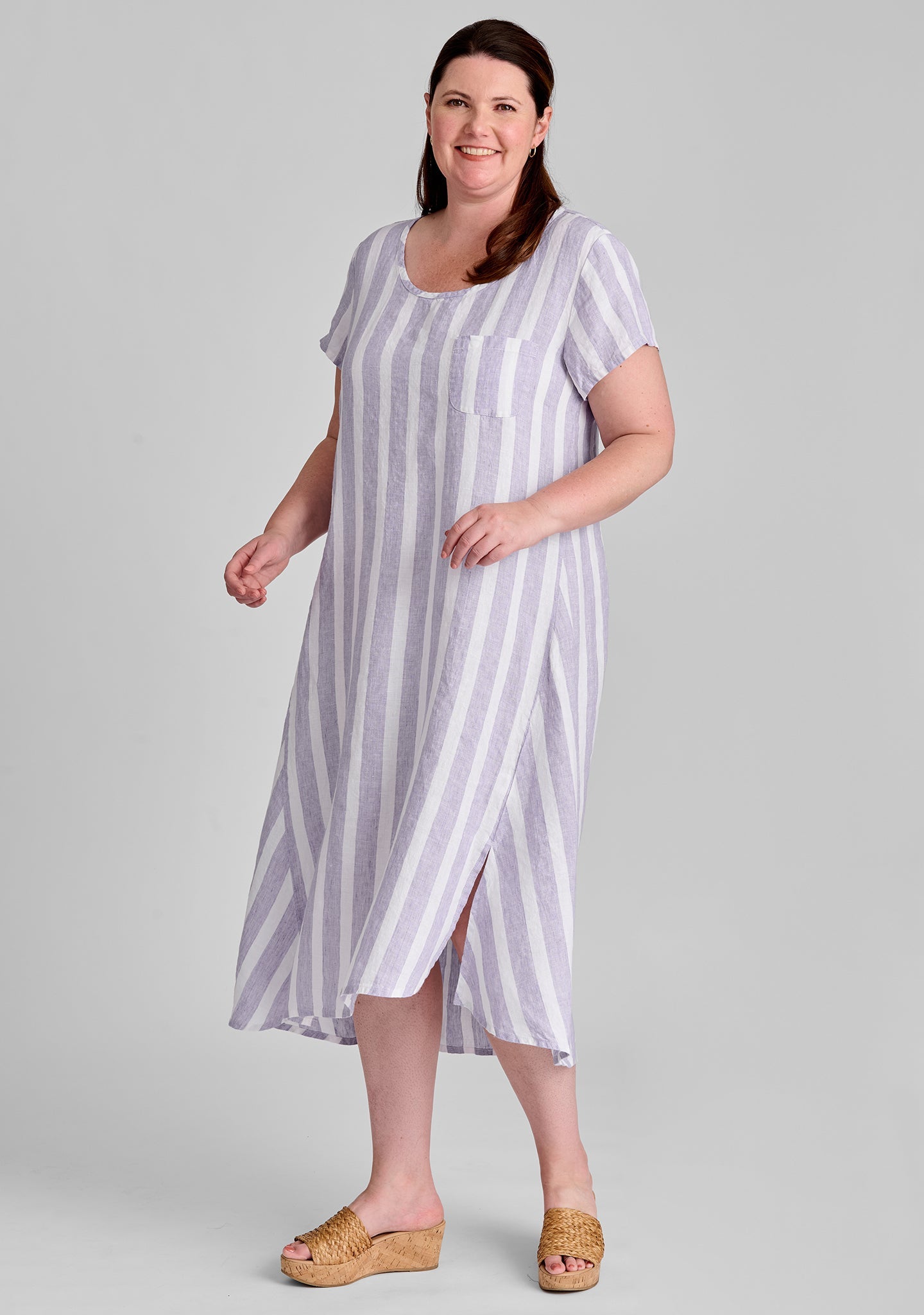 Stretched Top - Linen Shift Dress - FINAL SALE