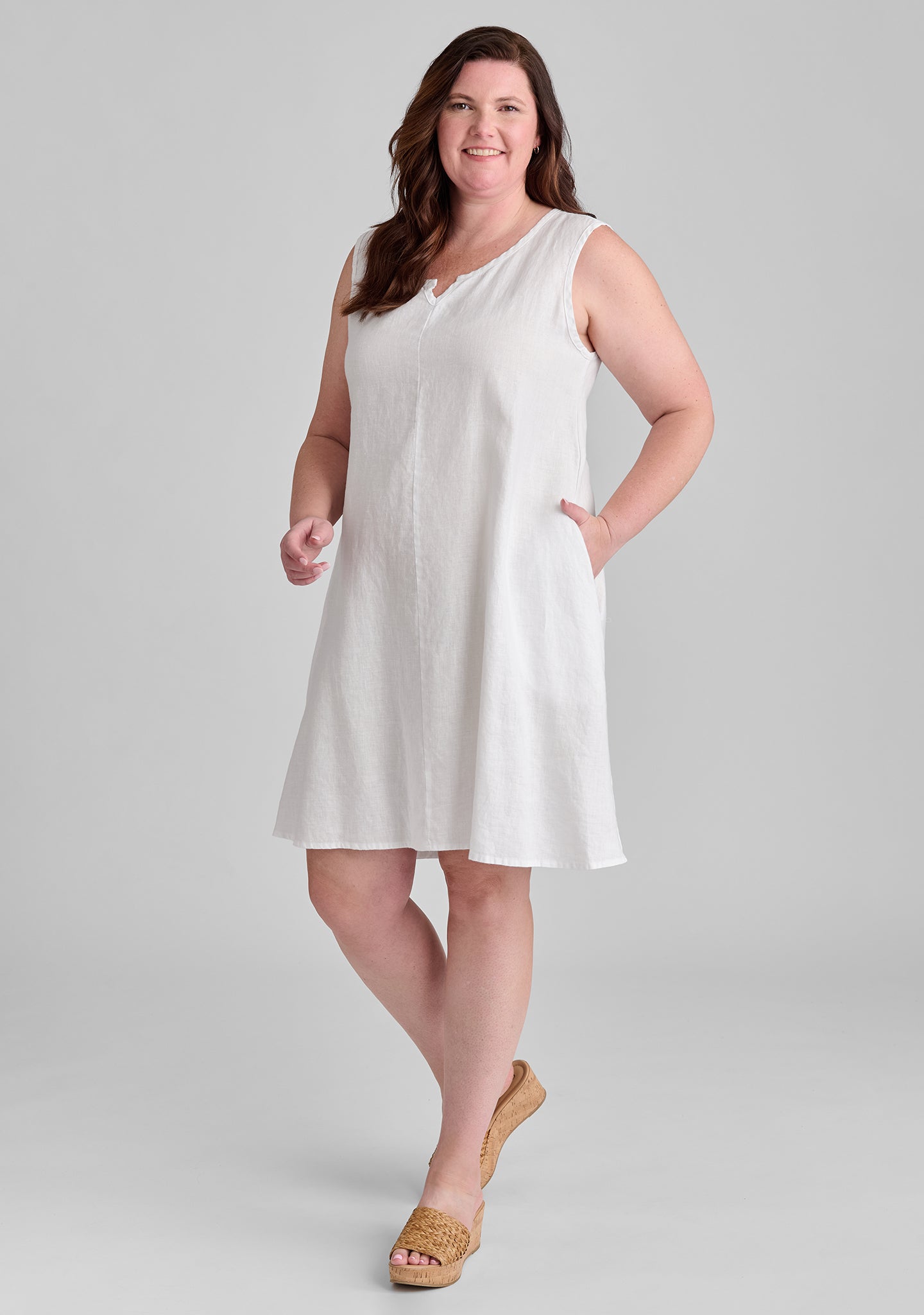 True Dress - Linen Shift Dress - FINAL SALE
