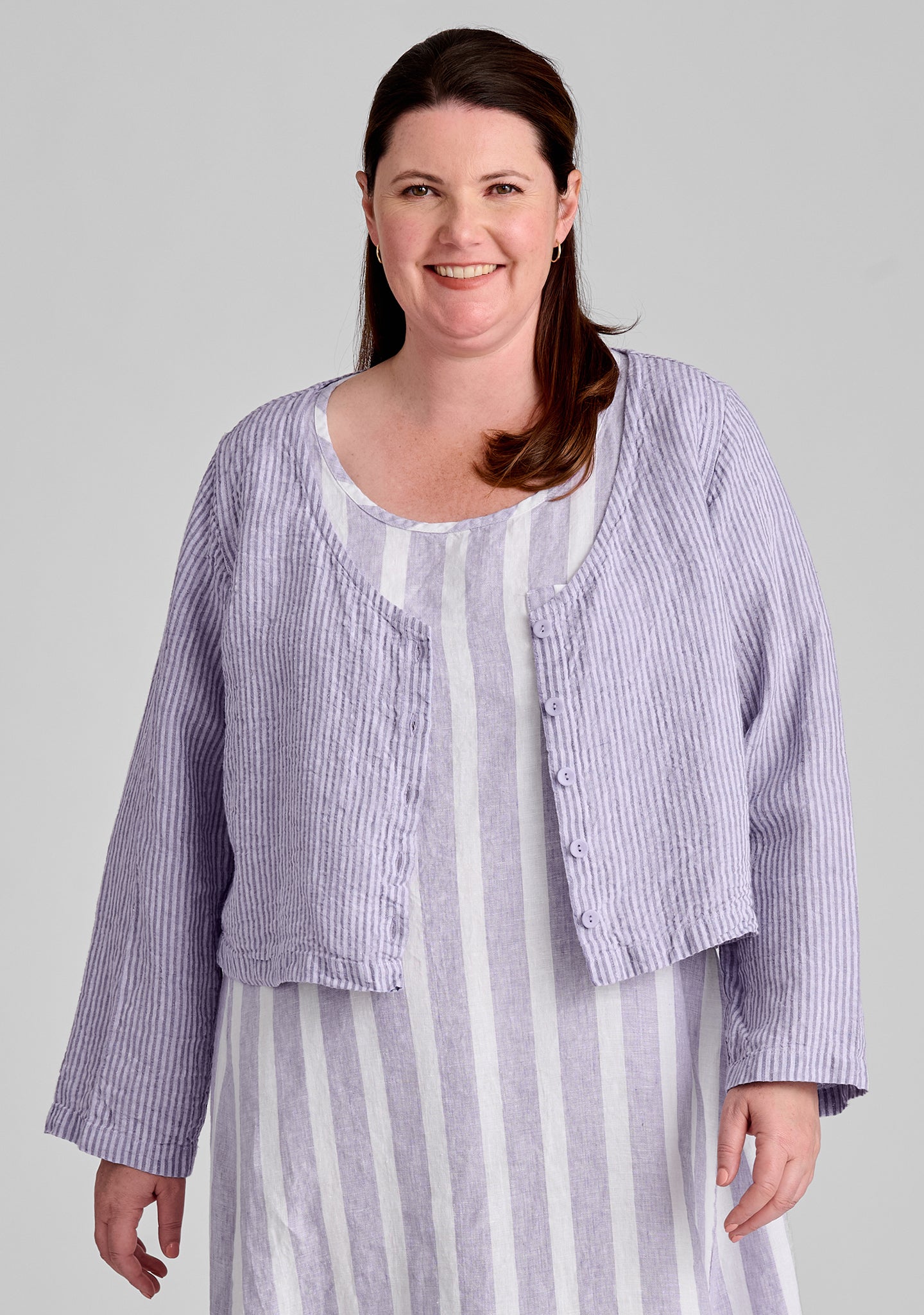 Vee Cardi - Linen Cardigan - FINAL SALE